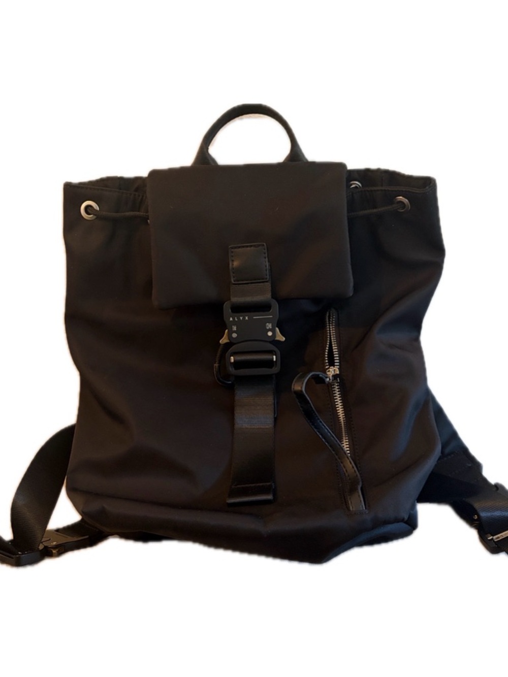 ALYX Black Nylon Roll-Top Backpack with Buckle